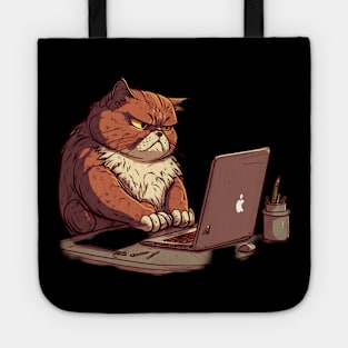 Feline IT Pro: The Tech-Savvy Cat Tote