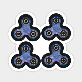 fidget spinner stickers galaxy Magnet