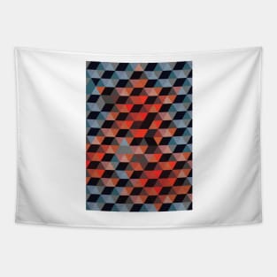 Funky Geometric Pattern Tapestry