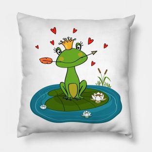 Frog Princess Pillow
