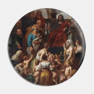 Christ Blessing Little Children. Suffer Little Children to Come Unto Me by Jacob Jordaens Pin