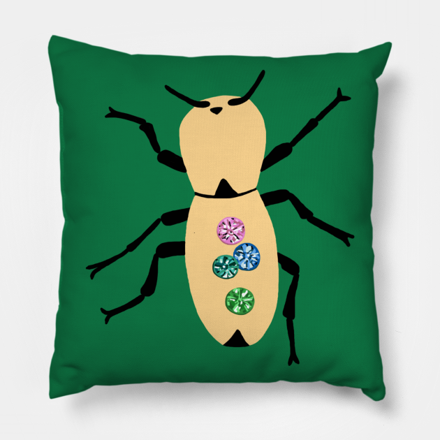 Love Bug Bug Pillow TeePublic