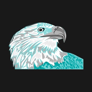 Psychedelic LInework Eagle T-Shirt