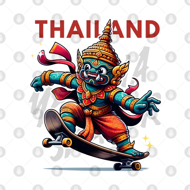 Thailand Yaksha Skater by DrextorArtist