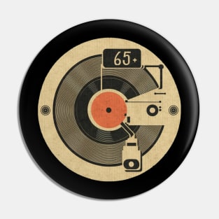 45 Record Adapter (Distressed) Pin