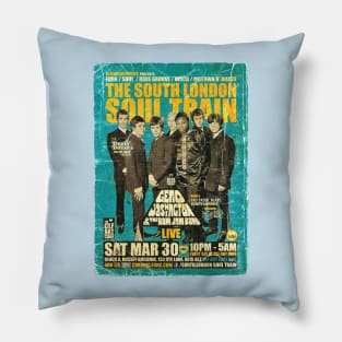 POSTER TOUR - SOUL TRAIN THE SOUTH LONDON 65 Pillow