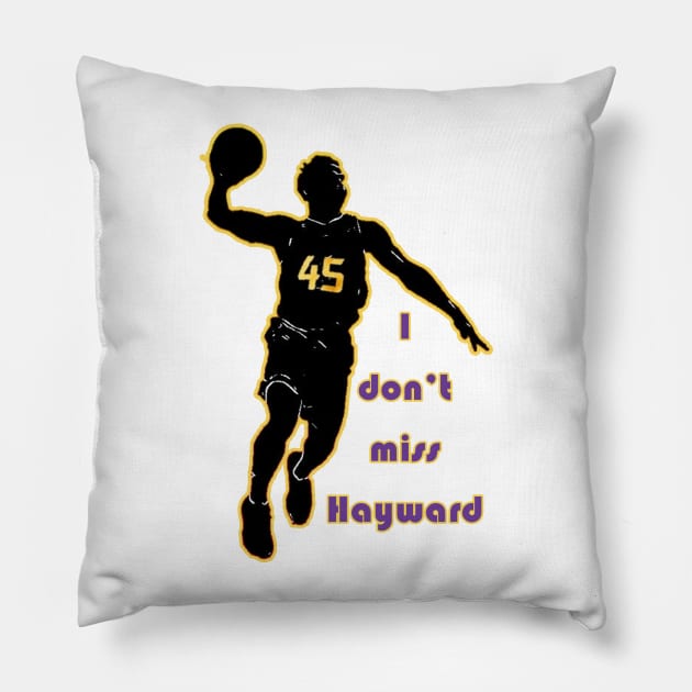 I Don't Miss Hayward Pillow by Backpack Broadcasting Content Store
