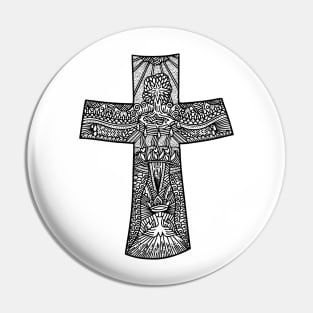The Cross of the Lord and Savior Jesus Christ Pin