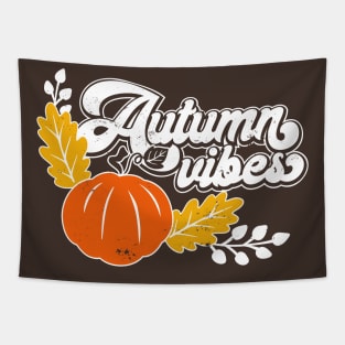 Pumpkin Spice Season Autumn Vibes Tapestry