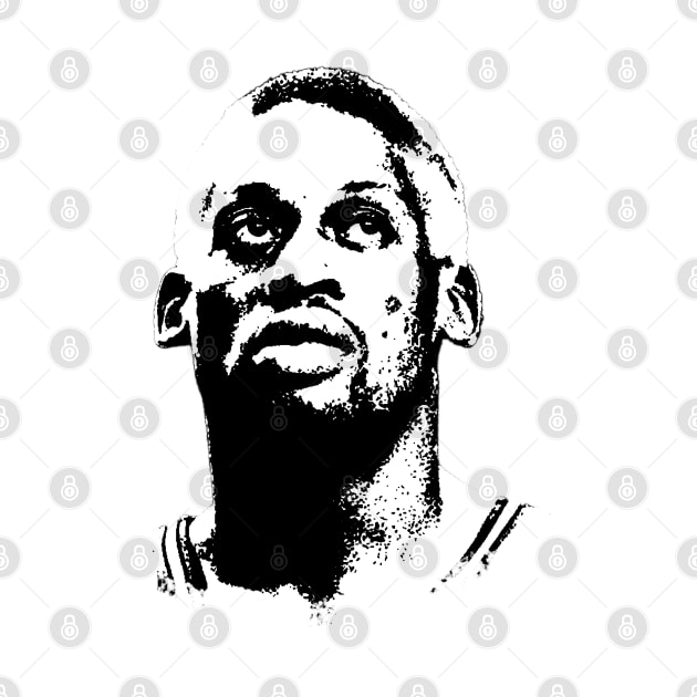 Dennis Rodman Portrait by phatvo