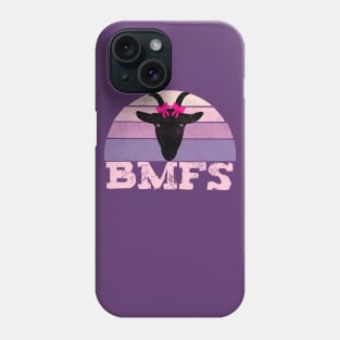 BMFS Nanny Goat Vintage Sunset Phone Case