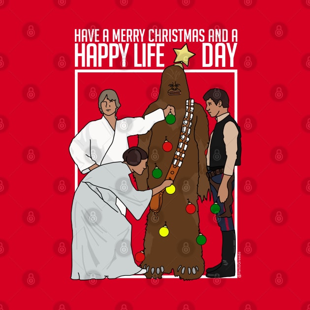 Happy Life Day 2 - Christmas Shirt by HelloGreedo