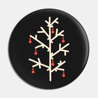 Vintage Minimalist Christmas Tree Pin