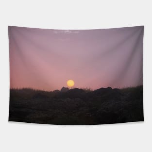 Aesthetic Sunset Tapestry