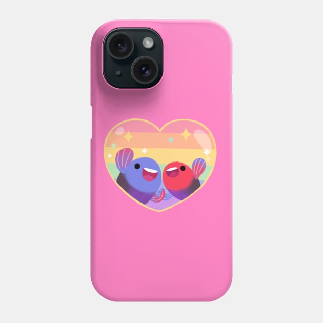 Rainbow guppy 9 Phone Case by pikaole