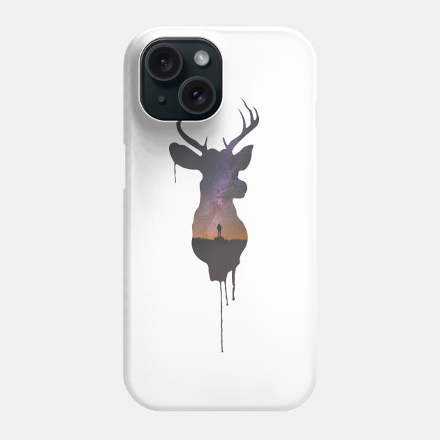 Deer Head IV Phone Case by edwardlucas