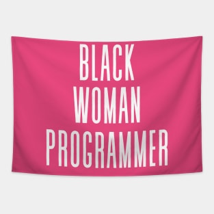 Black Woman Programmer Tapestry