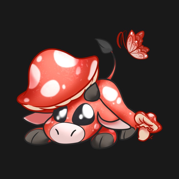 Red Mushroom  Minecraft cow by TheSamDS