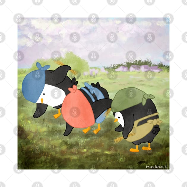 The Penguins Gleaners Art Series by thepenguinsfamily