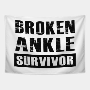 Broken Ankle Survivor Tapestry