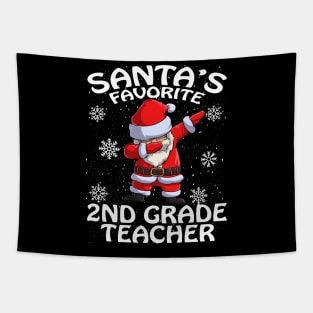 Santas Favorite 2Nd Grade Teacher Christmas Tapestry