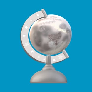 Moon Globe (Blue) T-Shirt