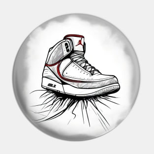 AJ 2 - white Cloud Pin