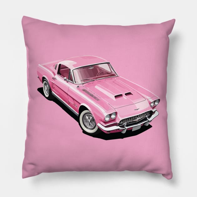 Pink Classic Barbie Car Pillow by VENZ0LIC