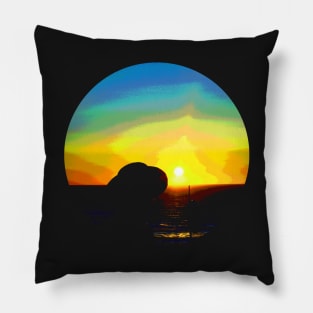 Watching the Sunset Pillow