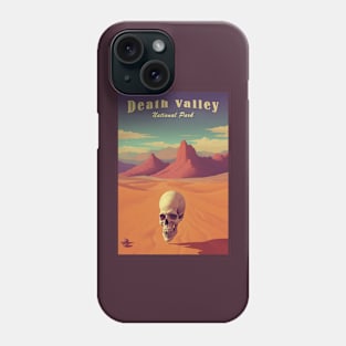 Death Valley National Park Vintage Travel  Poster Phone Case