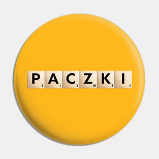 PACZKI Scrabble Pin