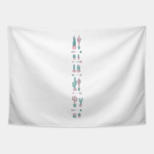 Boho Cactus Collection Tapestry