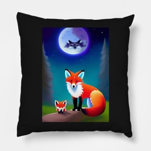 FOX CUB AND FOX CUTE Pillow