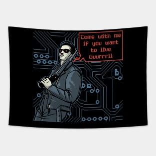 Terminator Guurrrll Tapestry