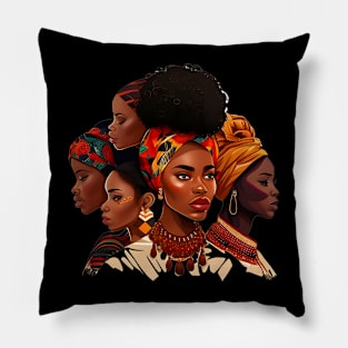 Black History Month T-Shirt Pillow