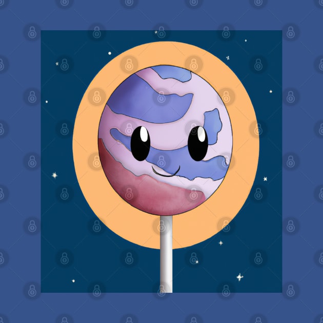 Face of the World on a Lollipop by Angelic Gangster