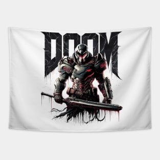 Doom Guy Tapestry