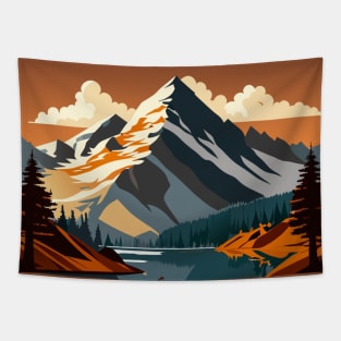 Mountain hiking trip Tapestry