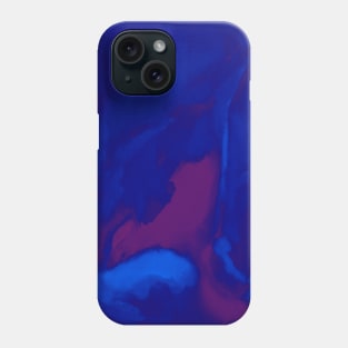 Ocean Purple abstract wave Phone Case
