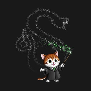 Kitten Wizard - Snake T-Shirt