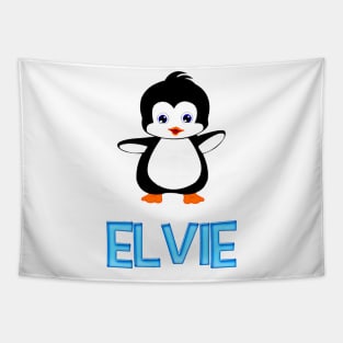 Elvie Penguin Sticker Funny Tapestry