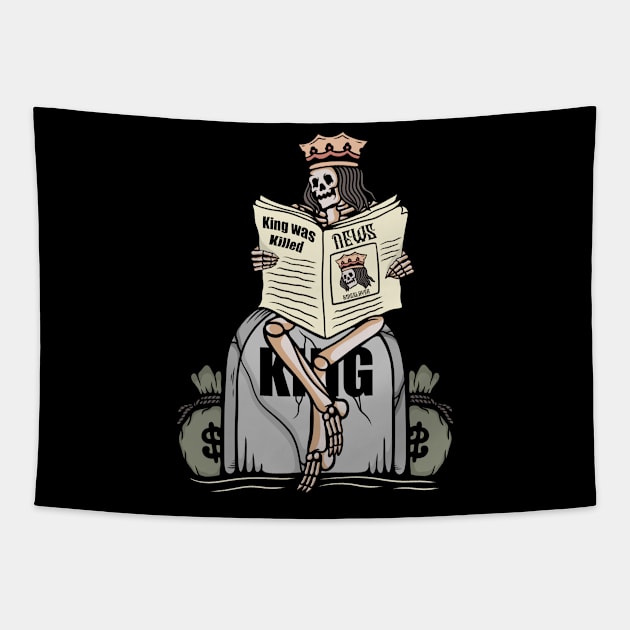 Kingslayer Tapestry by gggraphicdesignnn