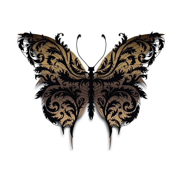 Eartheerian Baroque Butterfly (Brown Version) by AlternativeEnchantments