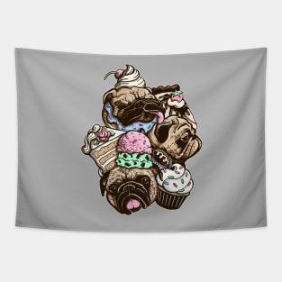 Dogs & Desserts Tapestry