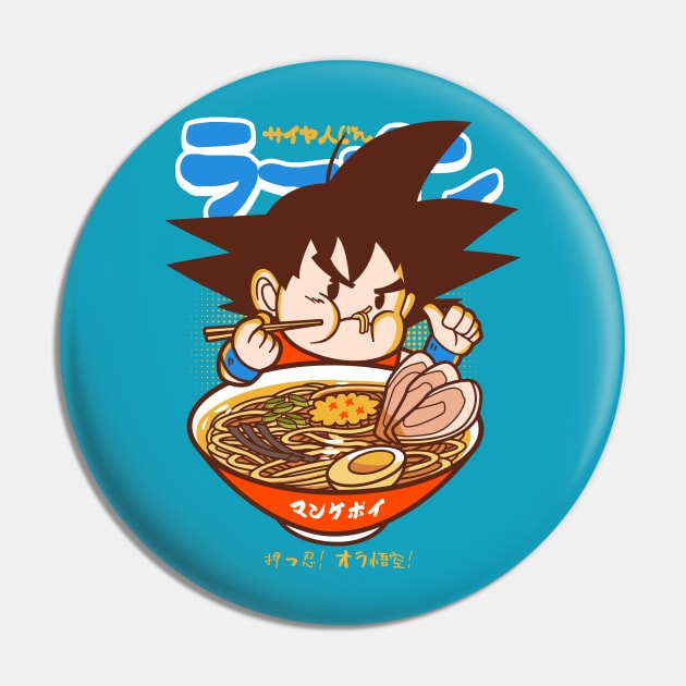 Saiyajin Ramen v2 Pin by mankeeboi