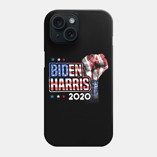 Biden Harris 2020 American Flag Fist Phone Case by dnlribeiro88