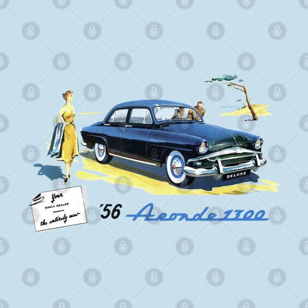 1956 SIMCA ARONDE - advert by Throwback Motors