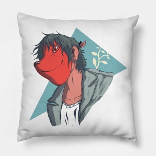 Fox Masked Girl Pillow