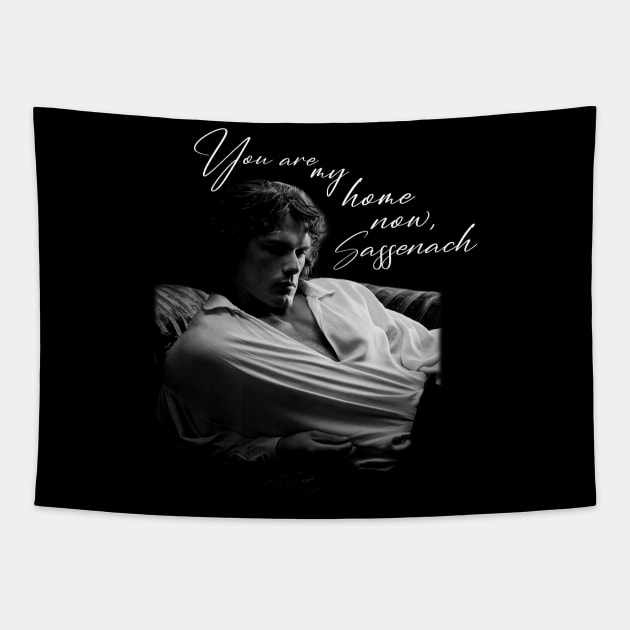 Outlander You Are My Home Now Sassenach Tapestry by devanpm