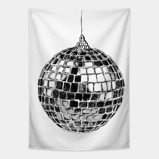 Mirror Ball Art Tapestry